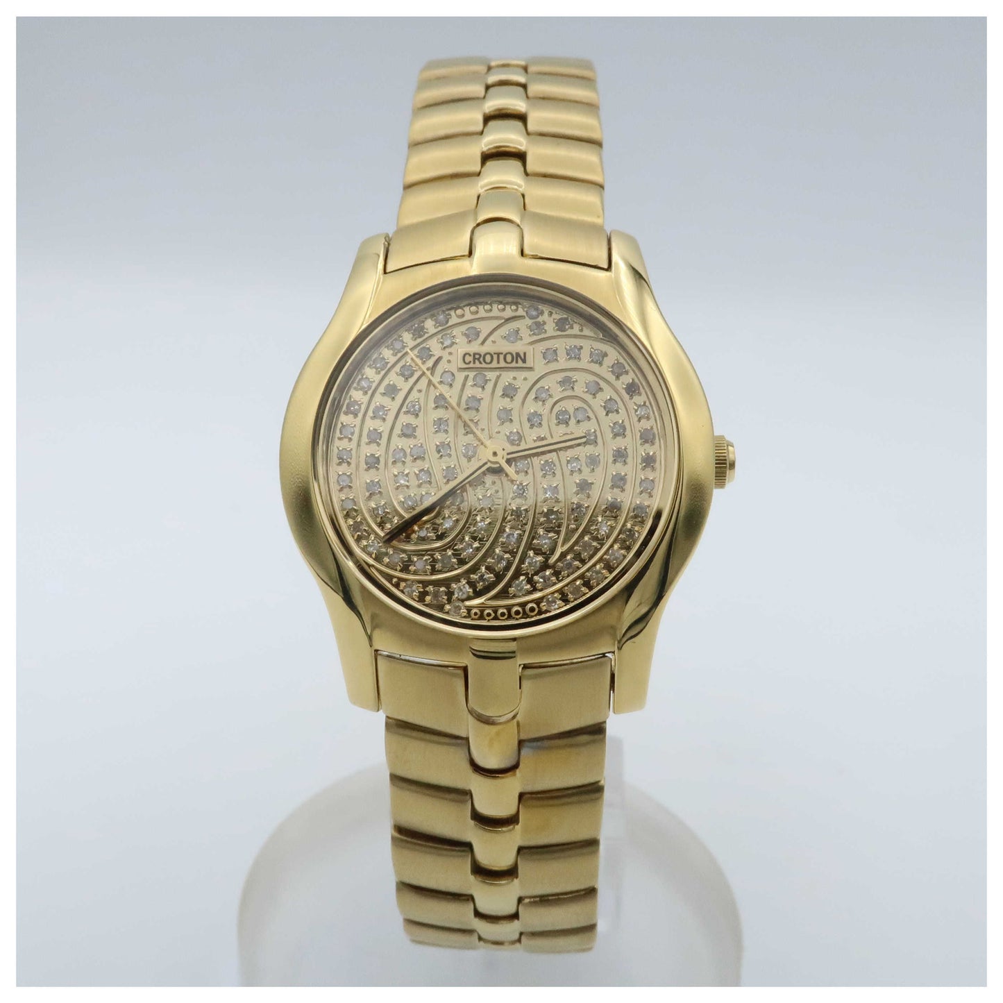 Front view of Croton Dress Women's Swiss Quartz (Battery-Powered) Watch CT207797YLDI-SDV