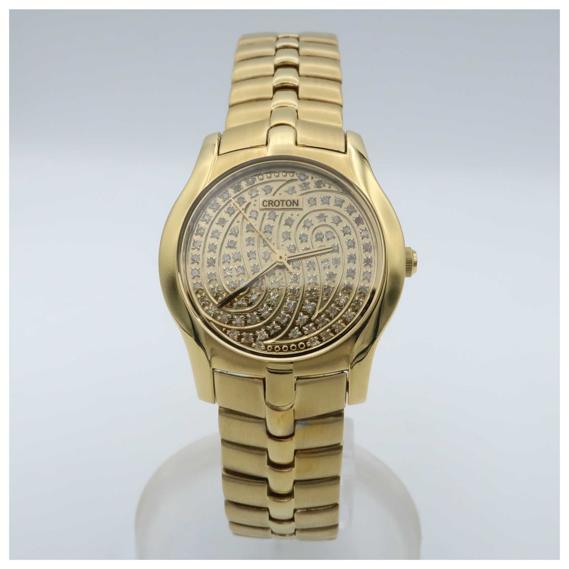 Front view of Croton Dress Women's Swiss Quartz (Battery-Powered) Watch CT207797YLDI-SDV