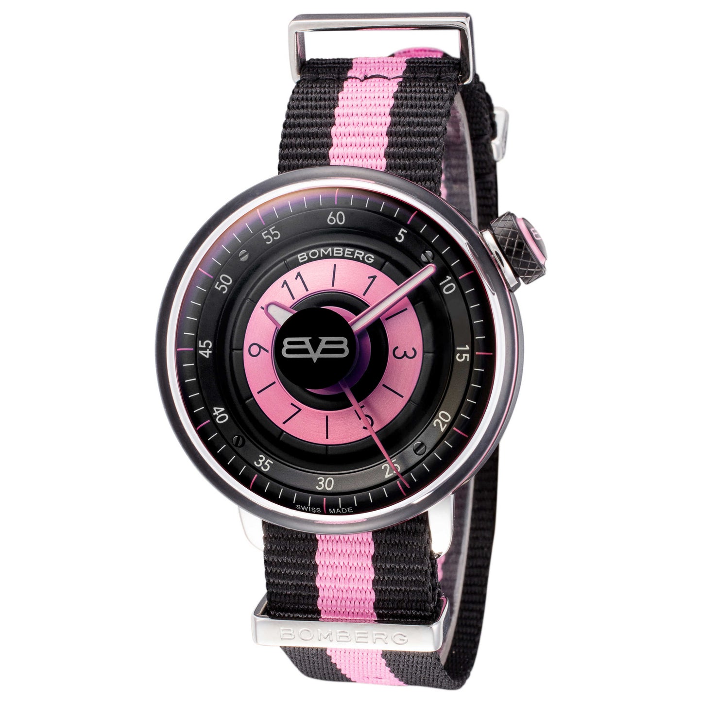 Front view of Bomberg BB-01 Women's Quartz Watch CT38H3PBA-05-2-9