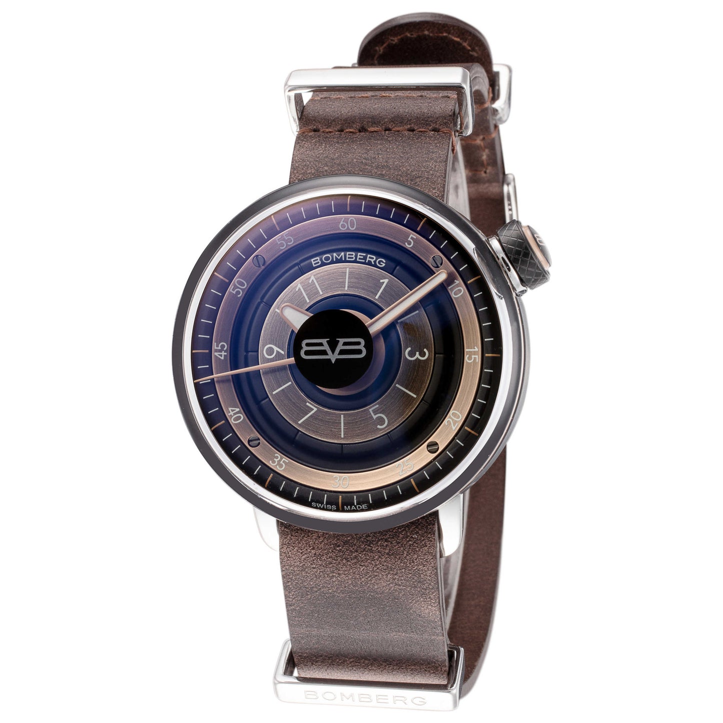 Front view of Bomberg BB-01 Women's Quartz Watch CT38H3PBA-08-1-9