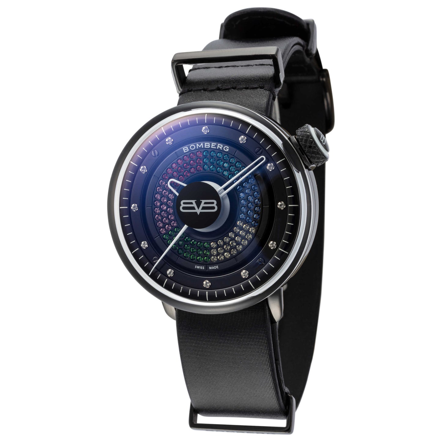 Front view of Bomberg BB-01 Women's Quartz Watch CT38H3PBA-11-1-9