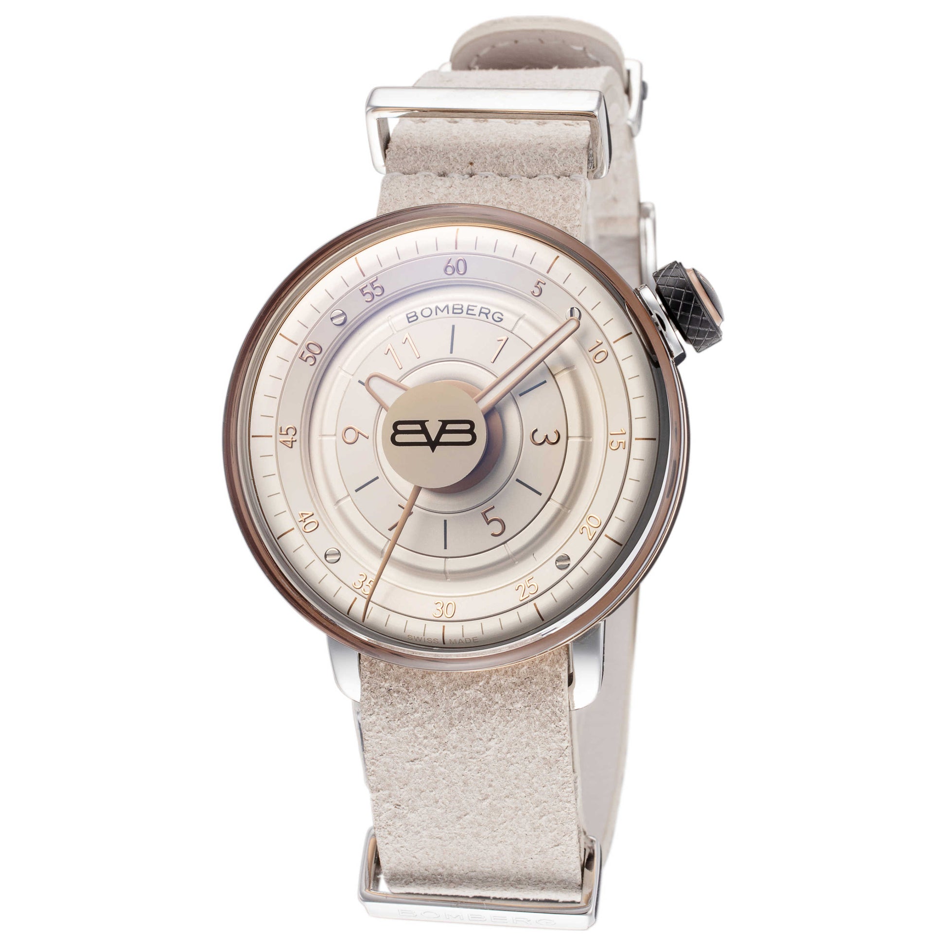 Front view of Bomberg BB-01 Women's Quartz Watch CT38H3PPK-07-1-9