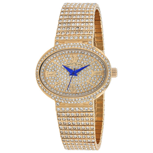 Front view of Christian Van Sant Sparkler Women's Quartz Watch CV0252