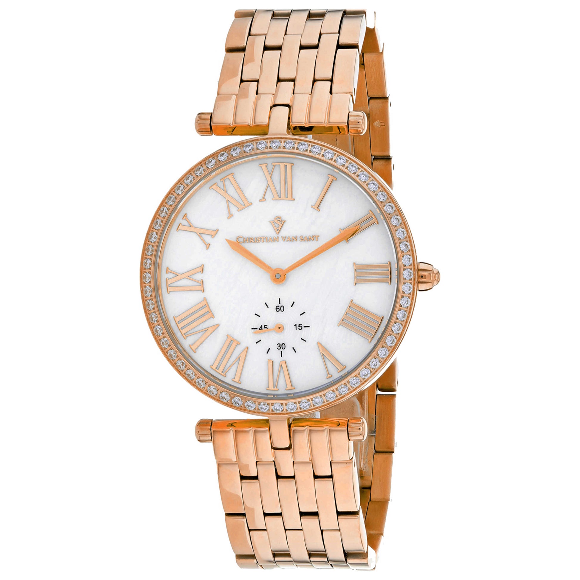 Front view of Christian Van Sant Hush Women's Quartz Watch CV0293
