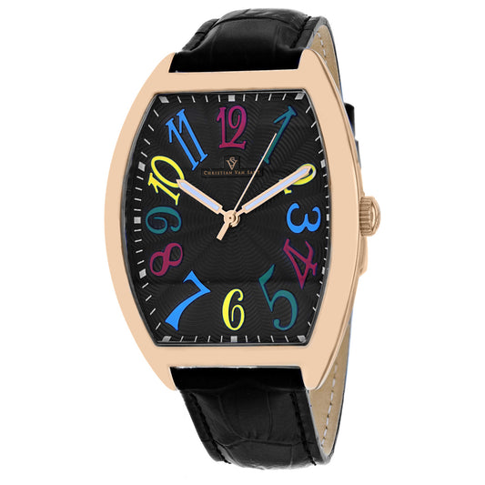 Front view of Christian Van Sant Royalty II Men's Quartz Watch CV0375