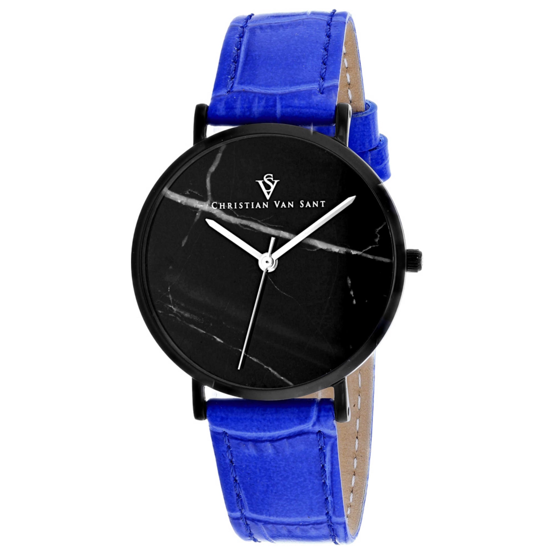 Front view of Christian Van Sant Lotus Women's Quartz Watch CV0424BL