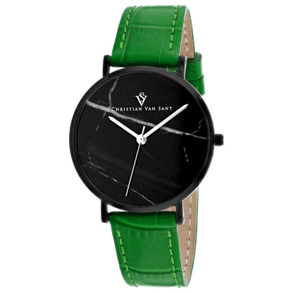 Front view of Christian Van Sant Lotus Women's Quartz Watch CV0424GR