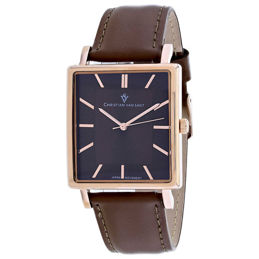 Front view of Christian Van Sant Ace Men's Quartz Watch CV0435