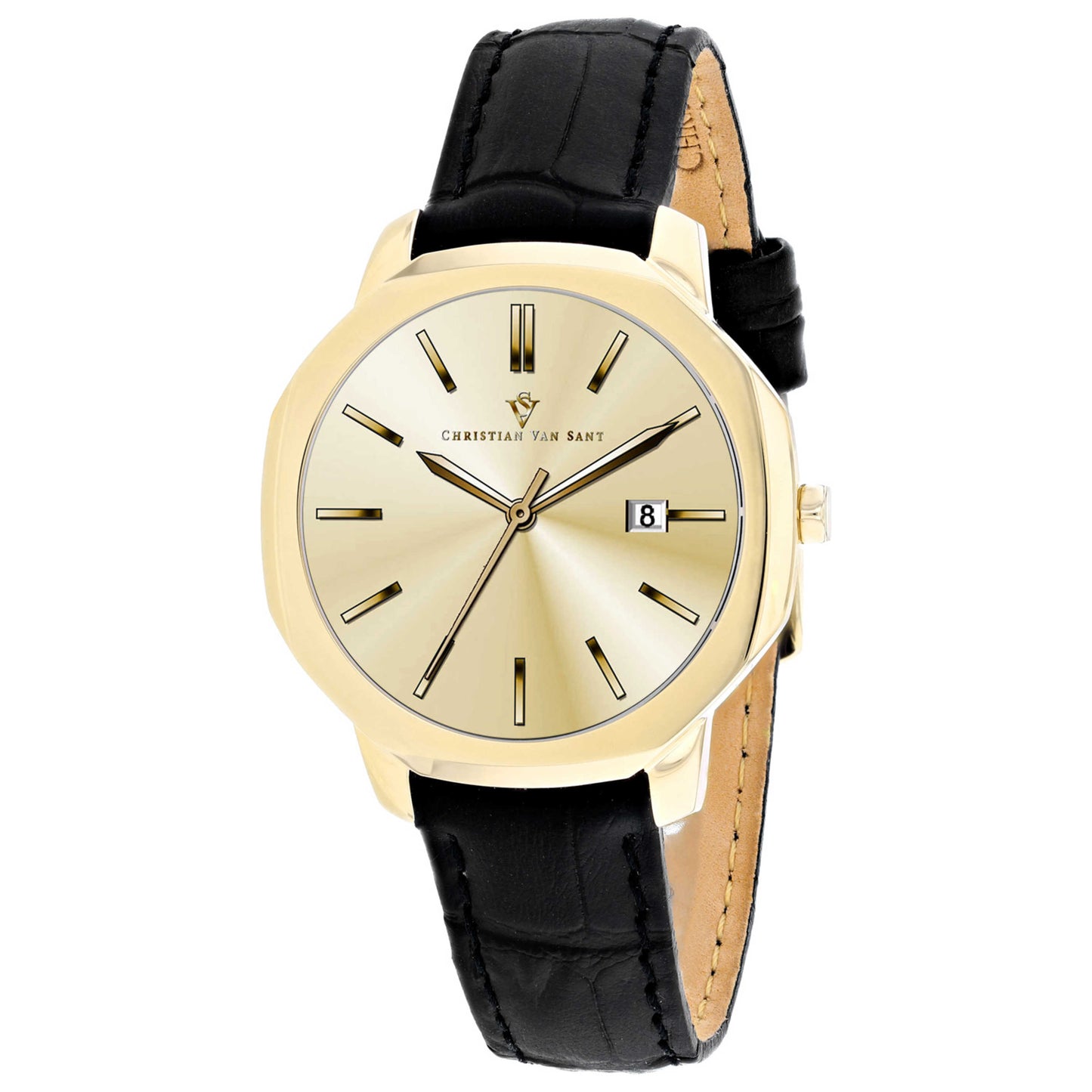 Front view of Christian Van Sant Octave Slim Women's Quartz Watch CV0508