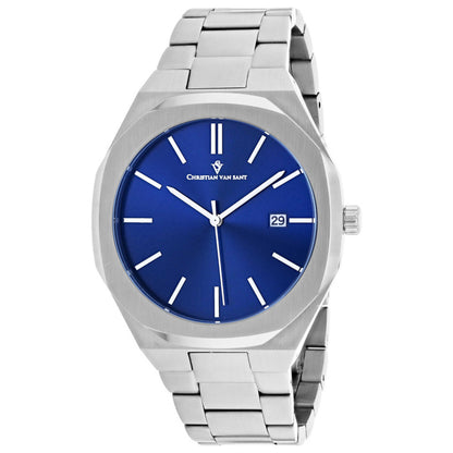 Front view of Christian Van Sant Octavius Slim Men's Quartz Watch CV0522