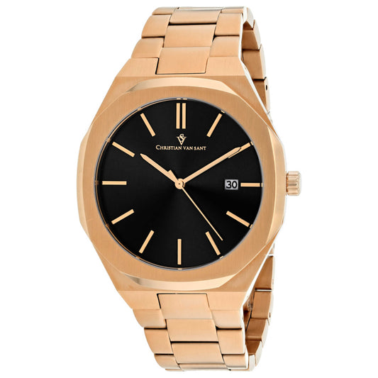 Front view of Christian Van Sant Octavius Slim Men's Quartz Watch CV0524