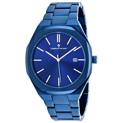 Front view of Christian Van Sant Octavius Slim Men's Quartz Watch CV0526