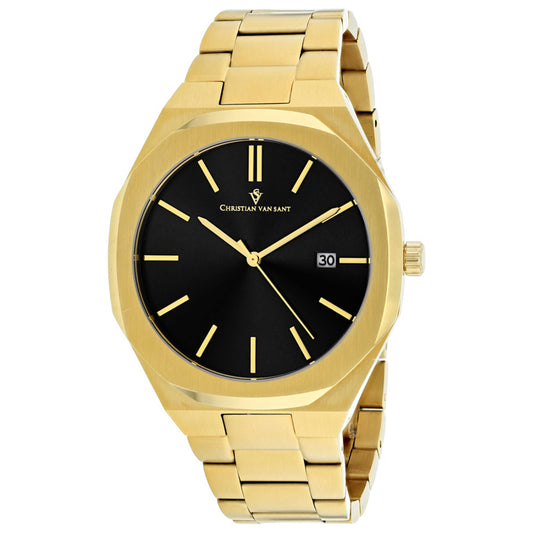 Front view of Christian Van Sant Octavius Slim Men's Quartz Watch CV0527