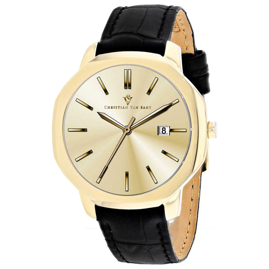 Front view of Christian Van Sant Octavius Slim Men's Quartz Watch CV0538