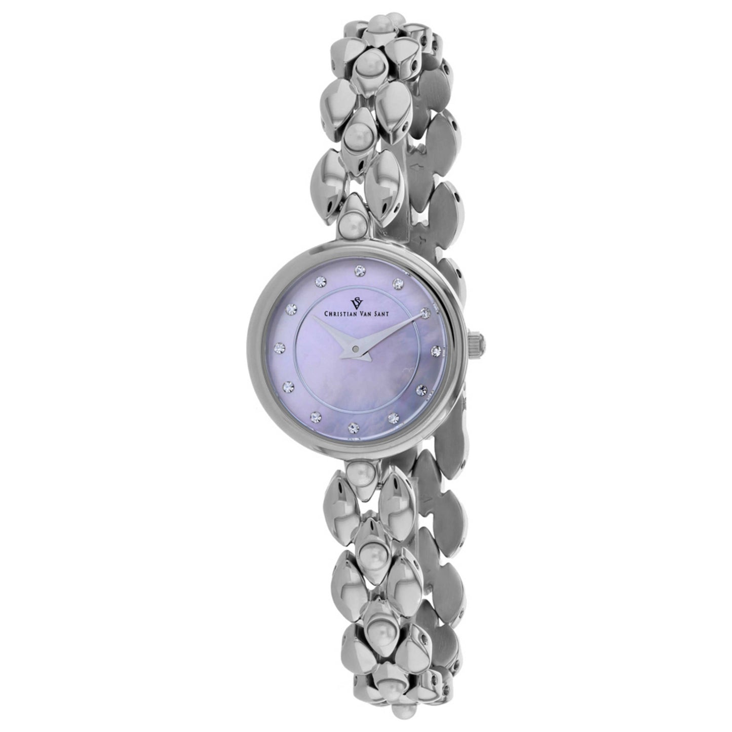 Front view of Christian Van Sant Perla Women's Quartz Watch CV0612