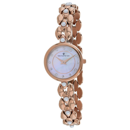 Front view of Christian Van Sant Perla Women's Quartz Watch CV0613