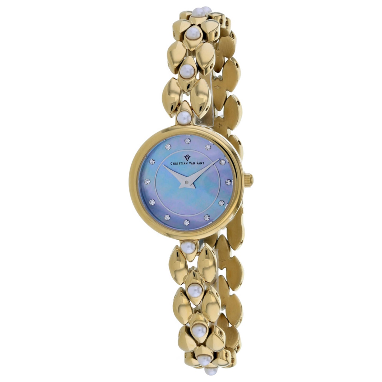 Front view of Christian Van Sant Perla Women's Quartz Watch CV0617