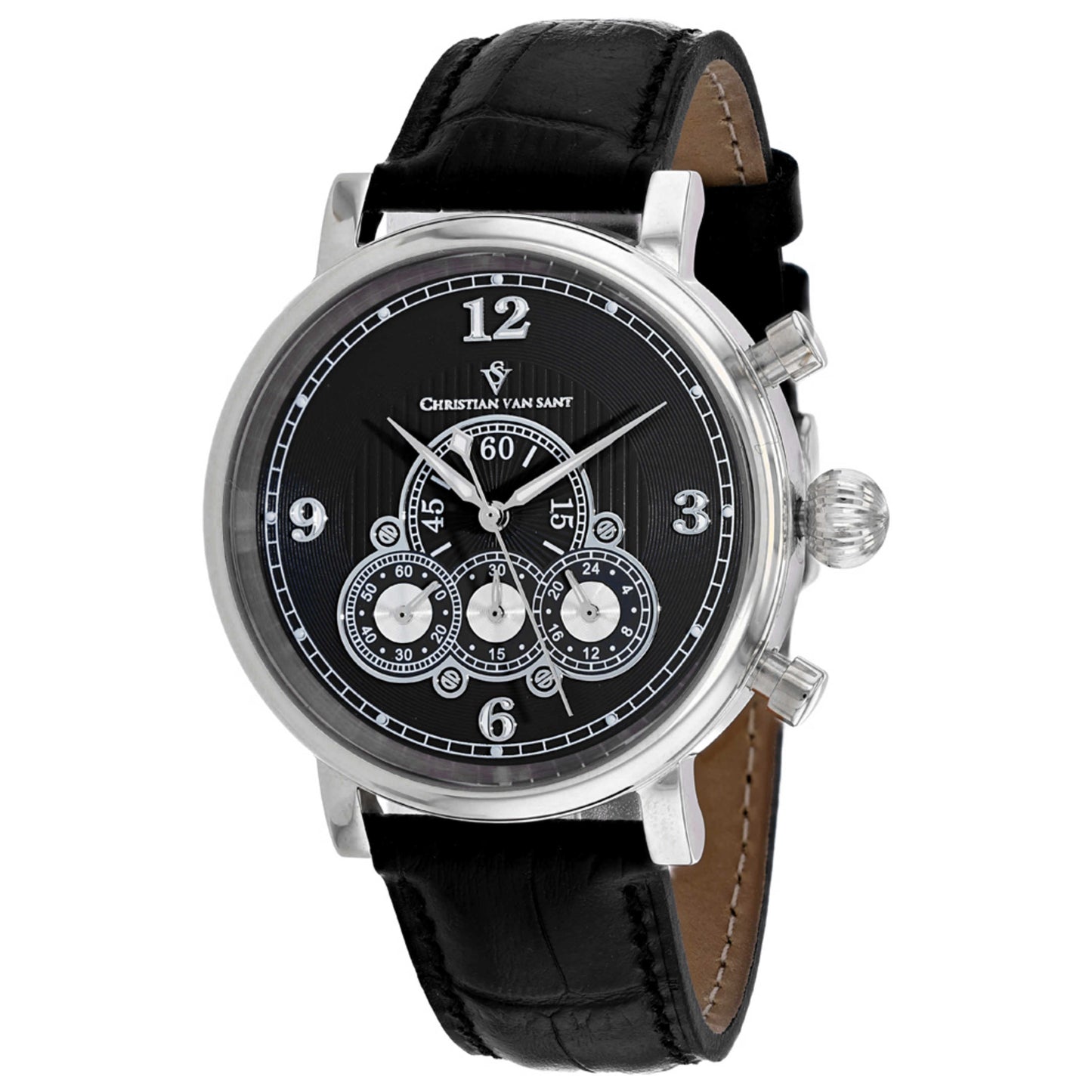 Front view of Christian Van Sant Dominion Men's Quartz Watch CV0711