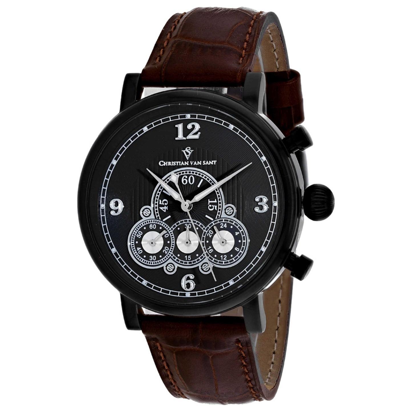 Front view of Christian Van Sant Dominion Men's Quartz Watch CV0713