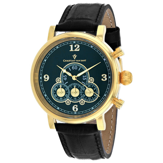 Front view of Christian Van Sant Dominion Men's Quartz Watch CV0714