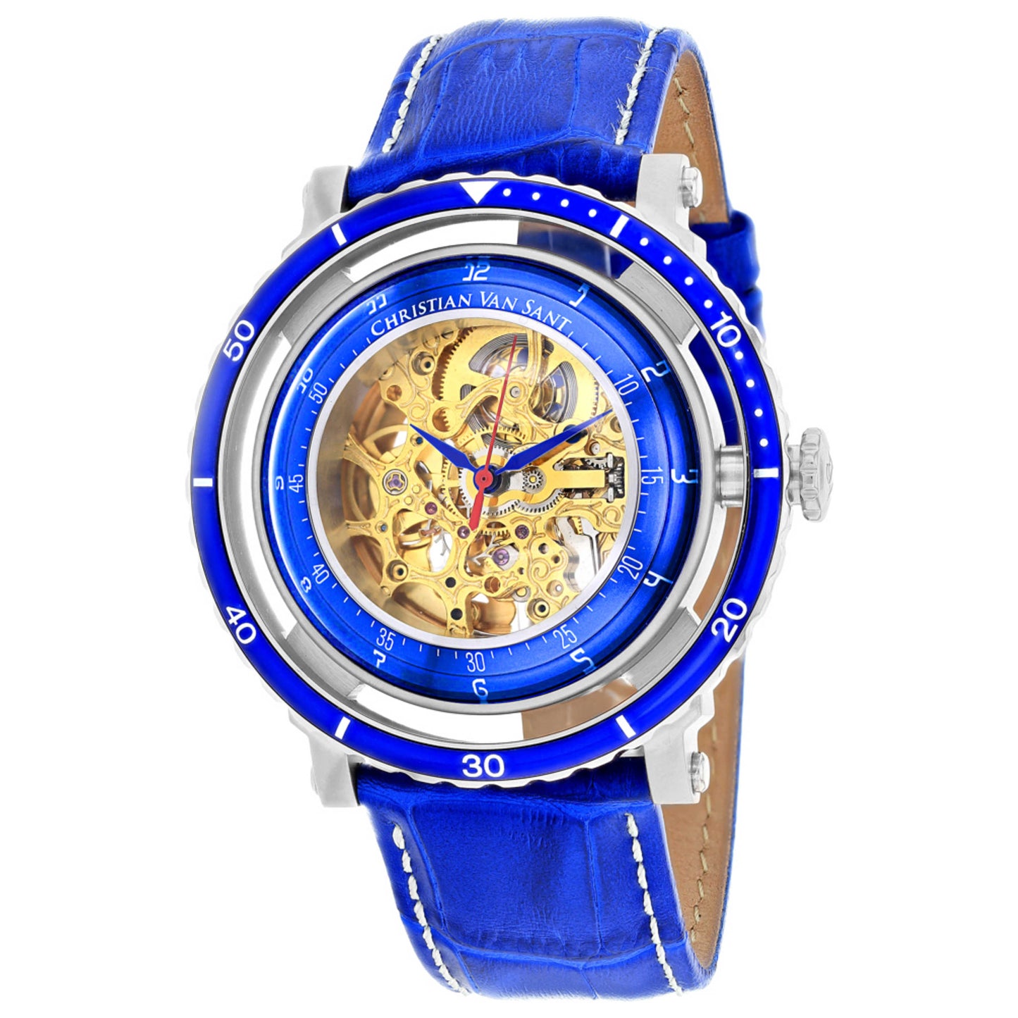 Front view of Christian Van Sant Dome Men's Automatic Watch CV0740