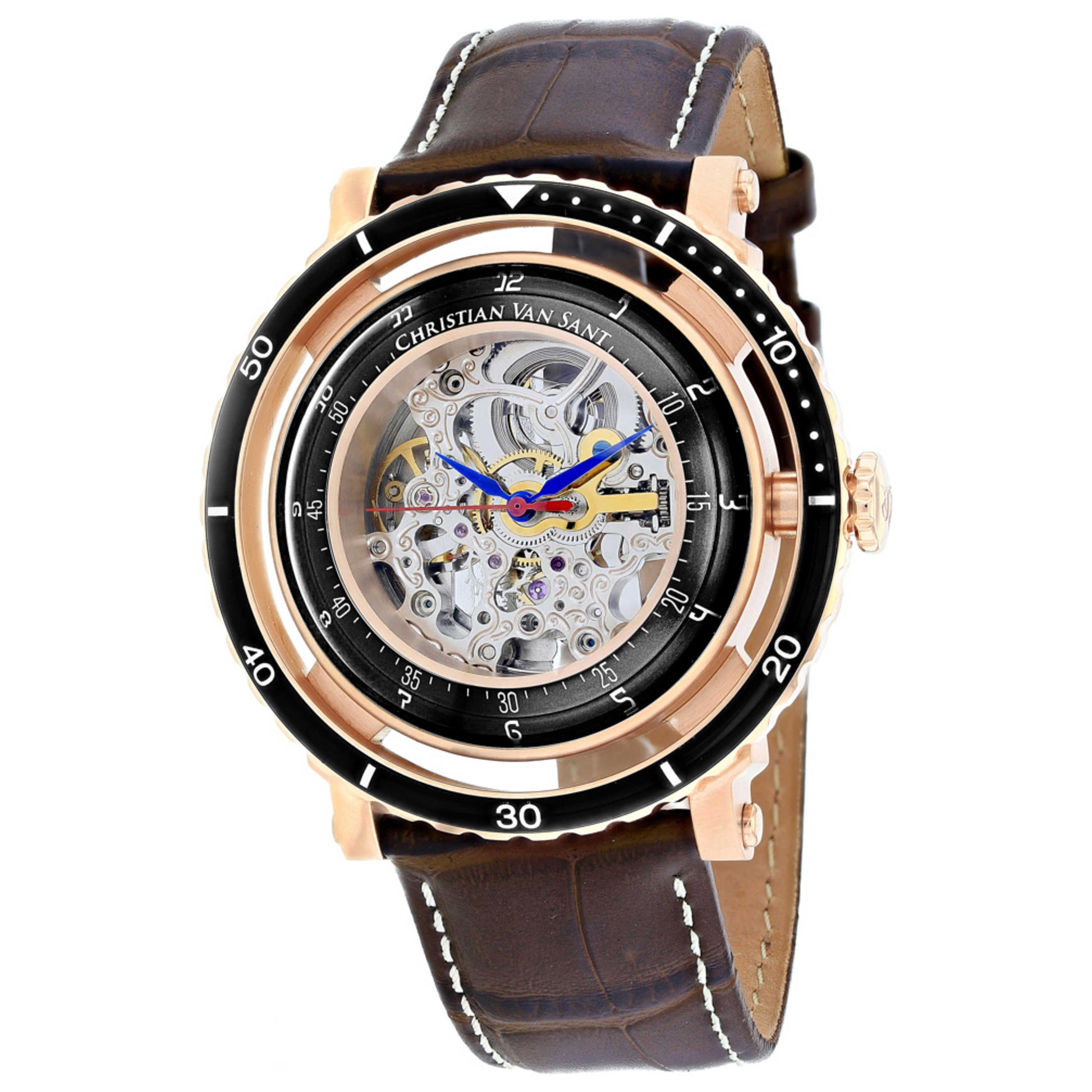 Front view of Christian Van Sant Dome Men's Automatic Watch CV0744