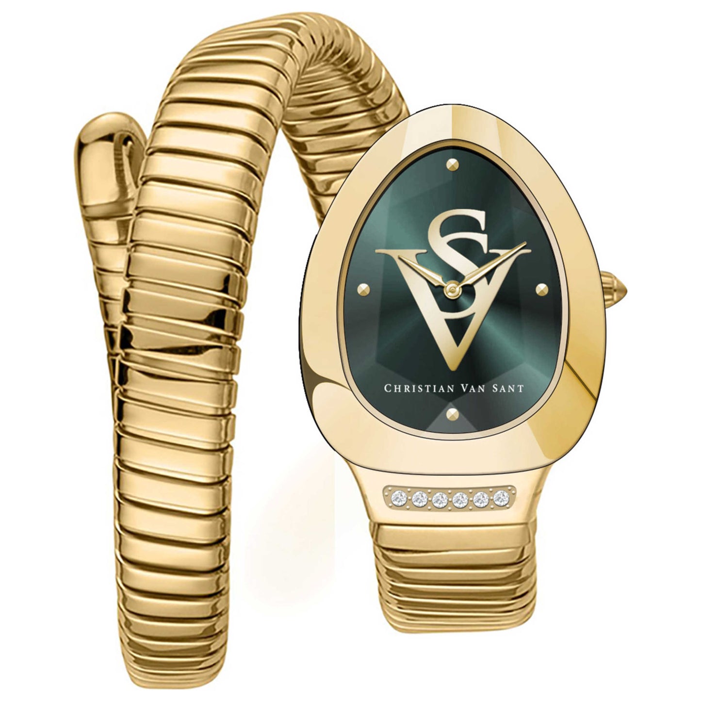 Front view of Christian Van Sant Naga Women's Quartz Watch CV0875