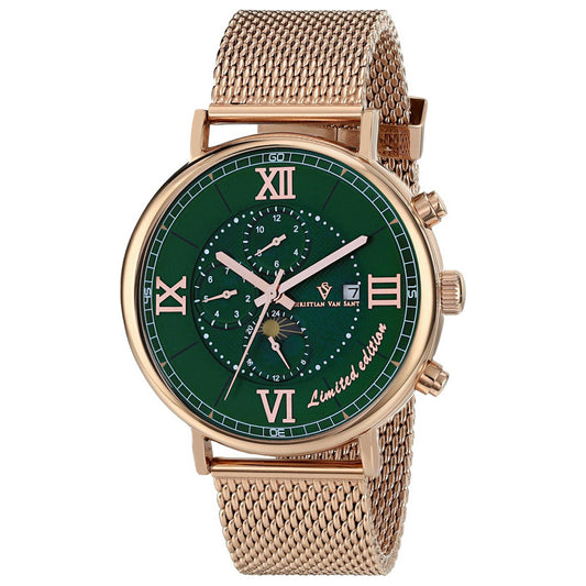 Front view of Christian Van Sant Somptueuse LTD Men's Automatic Watch CV1156