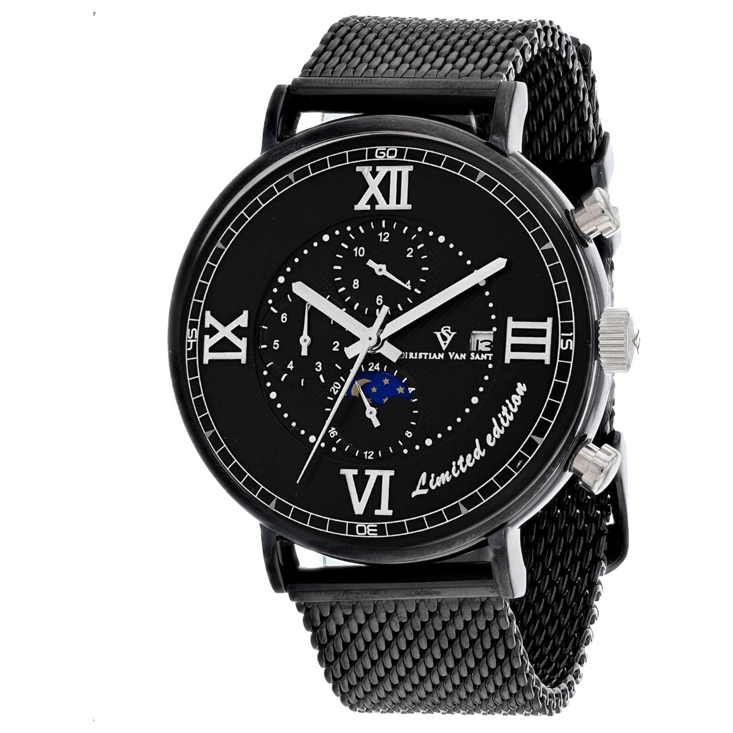 Front view of Christian Van Sant Somptueuse LTD Men's Automatic Watch CV1159
