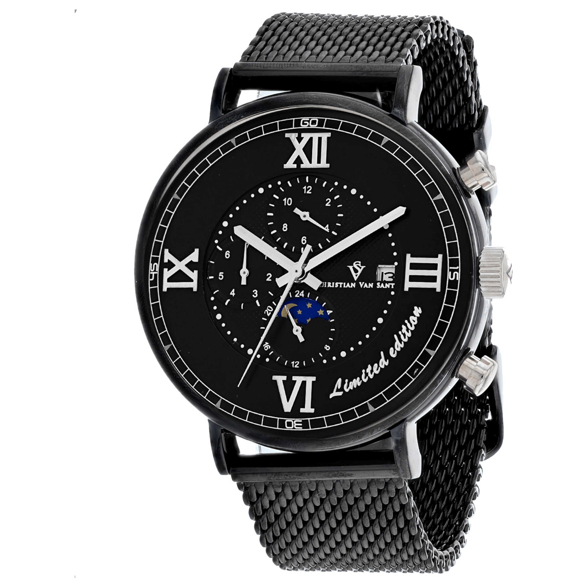 Front view of Christian Van Sant Somptueuse LTD Men's Automatic Watch CV1159