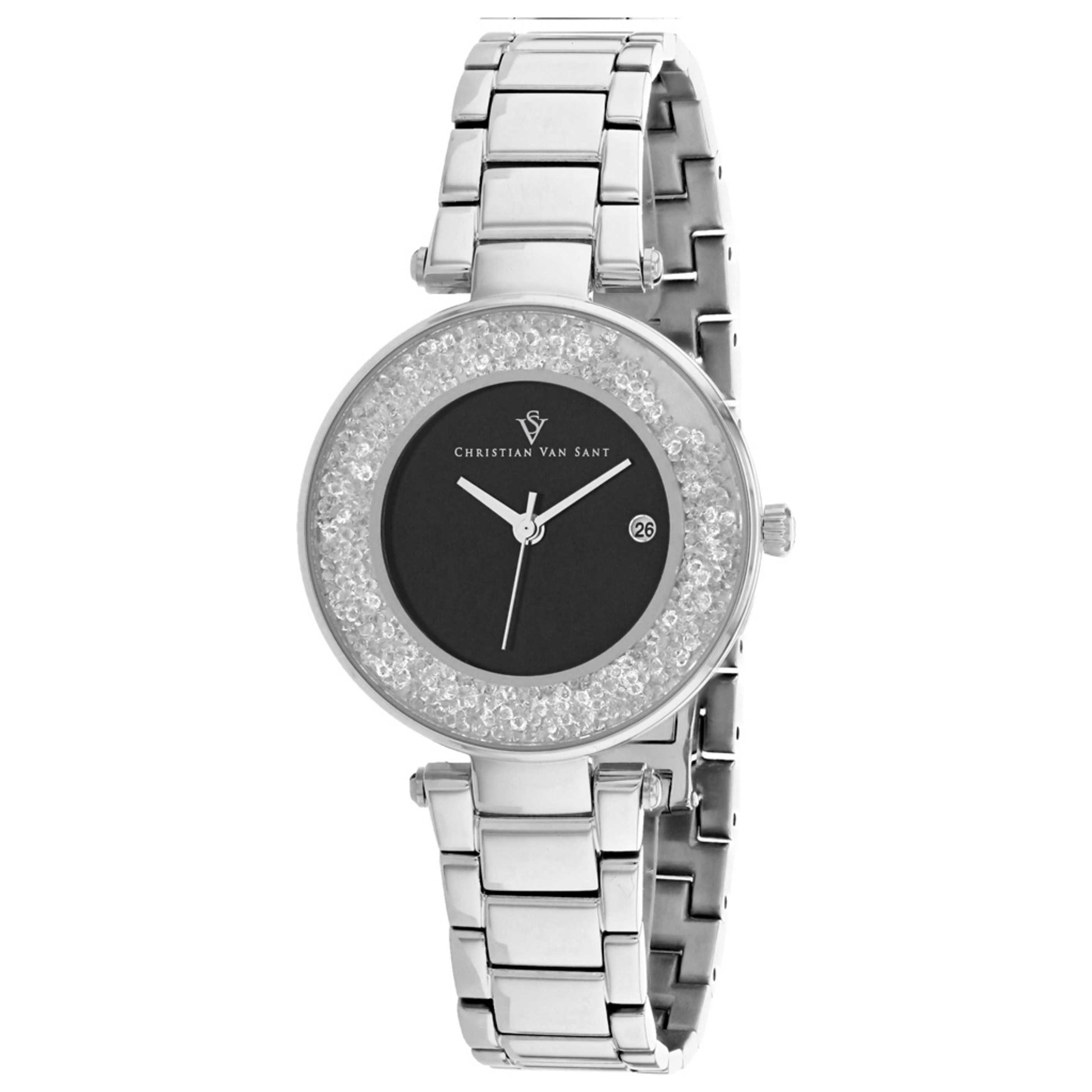 Front view of Christian Van Sant Dazzle Women's Quartz Watch CV1211