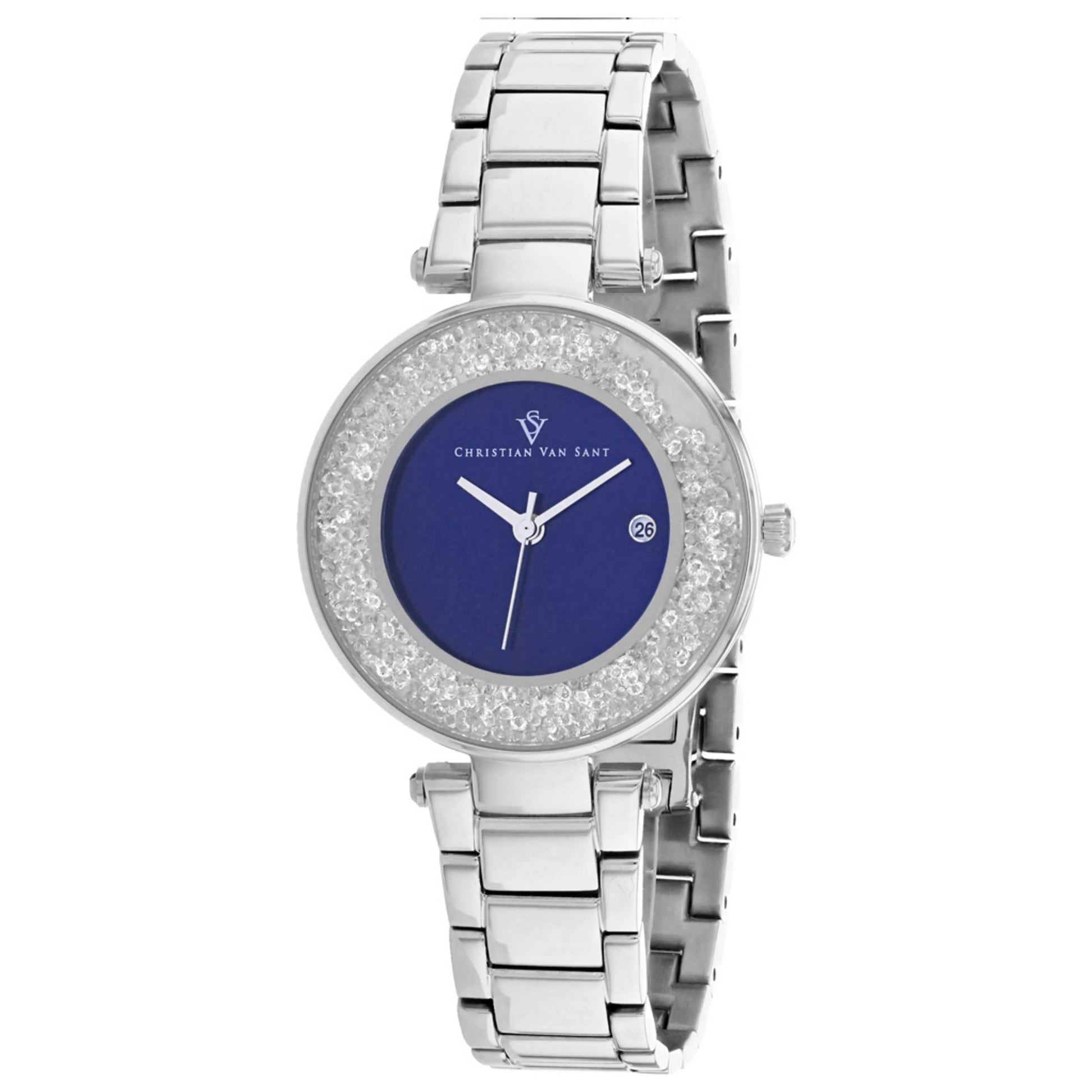 Front view of Christian Van Sant Dazzle Women's Quartz Watch CV1212
