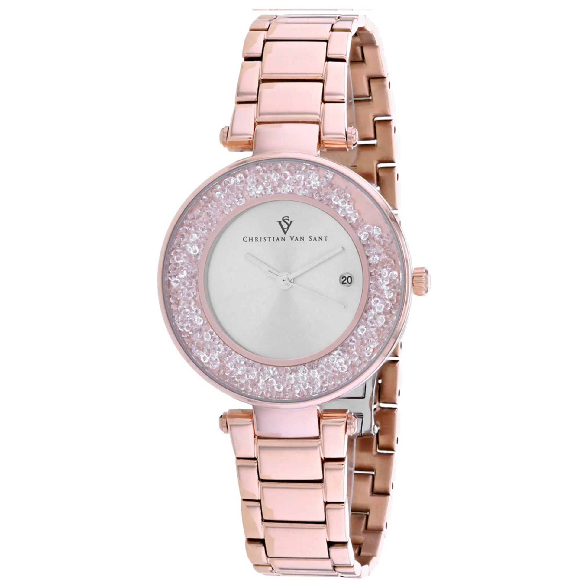 Front view of Christian Van Sant Dazzle Women's Quartz Watch CV1213