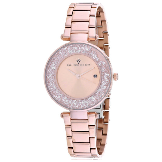 Front view of Christian Van Sant Dazzle Women's Quartz Watch CV1214
