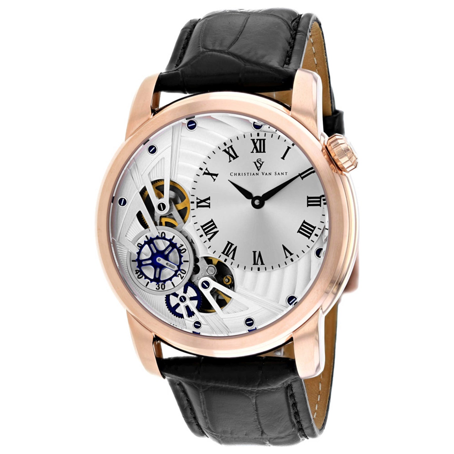 Front view of Christian Van Sant Sprocket Auto Quartz Men's Quartz Watch CV1545