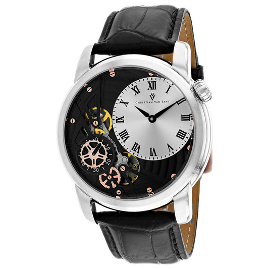 Front view of Christian Van Sant Sprocket Auto-Quartz Men's Quartz Watch CV1551