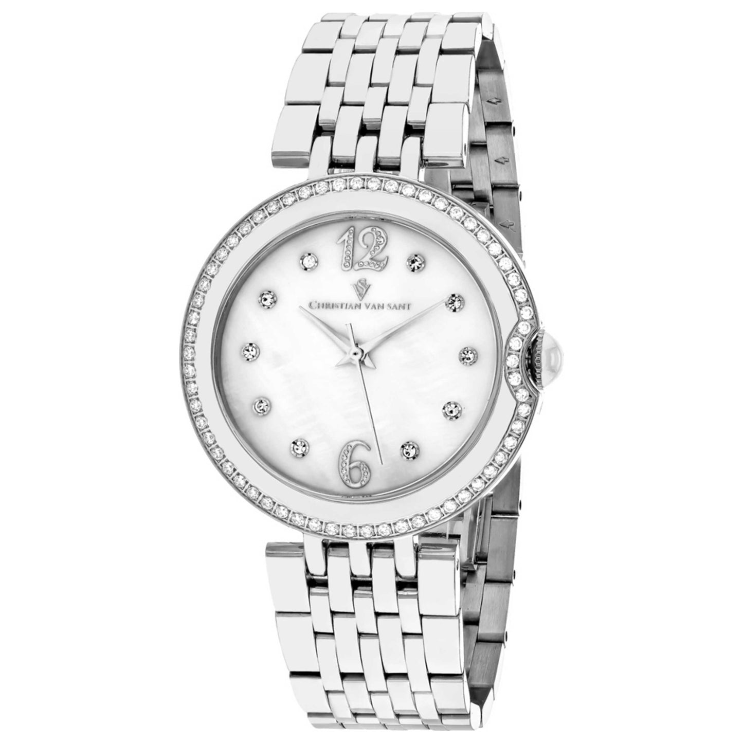 Front view of Christian Van Sant Jasmine Women's Quartz Watch CV1610