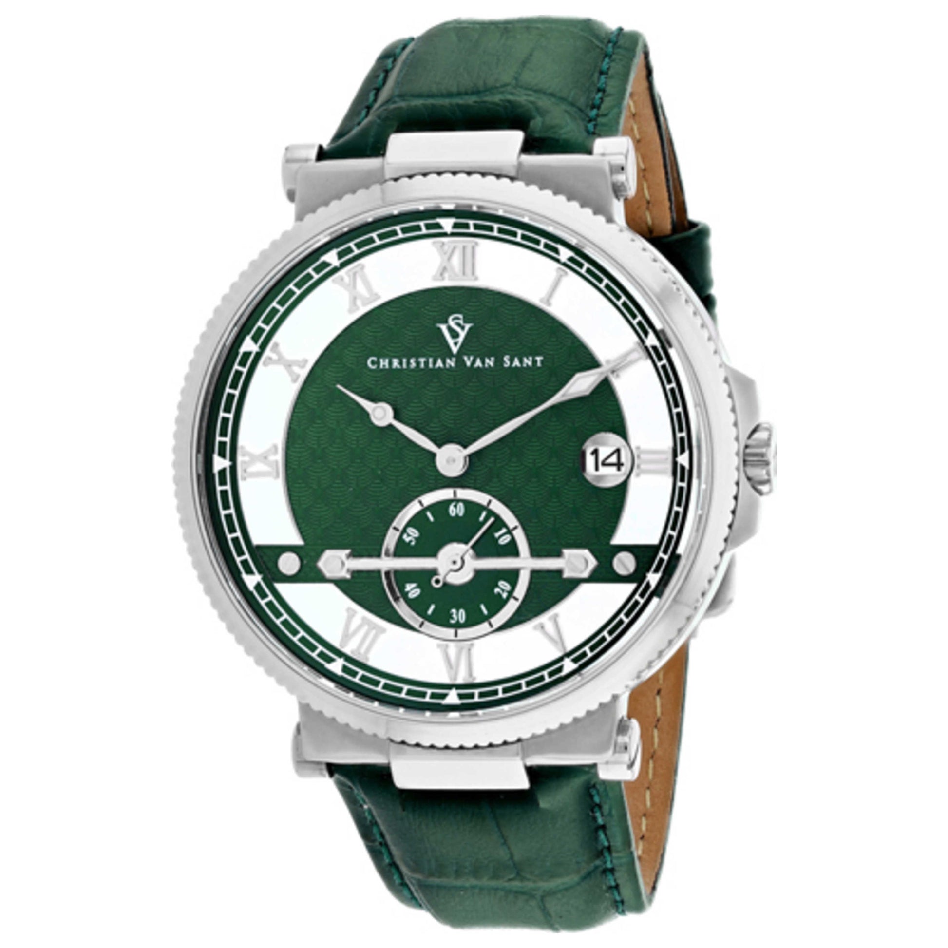 Front view of Christian Van Sant Clepsydra Men's Quartz Watch CV1701