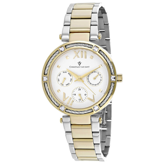 Front view of Christian Van Sant Sienna Women's Quartz Watch CV1823