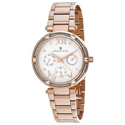 Front view of Christian Van Sant Sienna Women's Quartz Watch CV1824