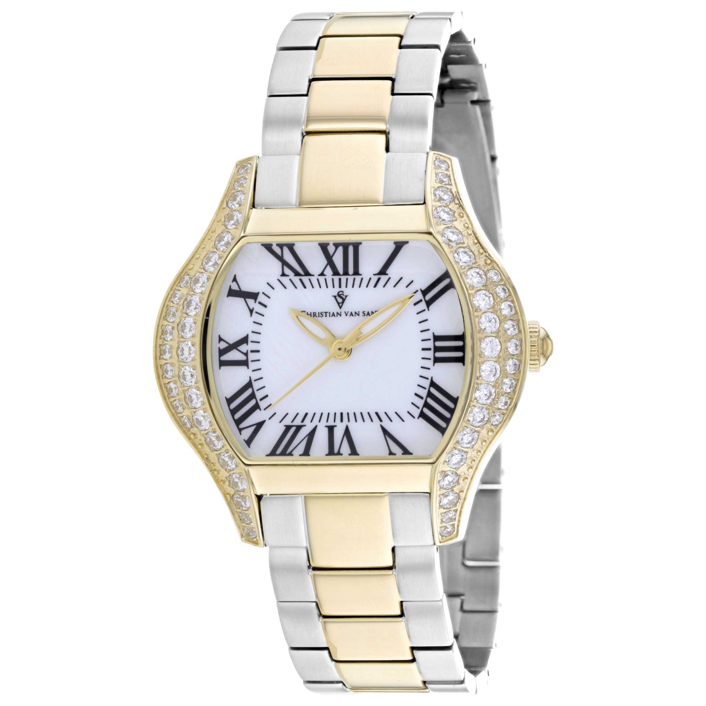 Front view of Christian Van Sant Bianca Women's Quartz Watch CV1834