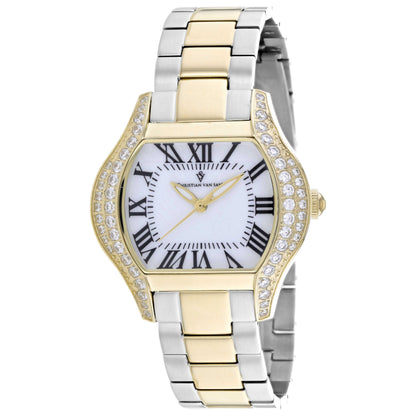 Front view of Christian Van Sant Bianca Women's Quartz Watch CV1834