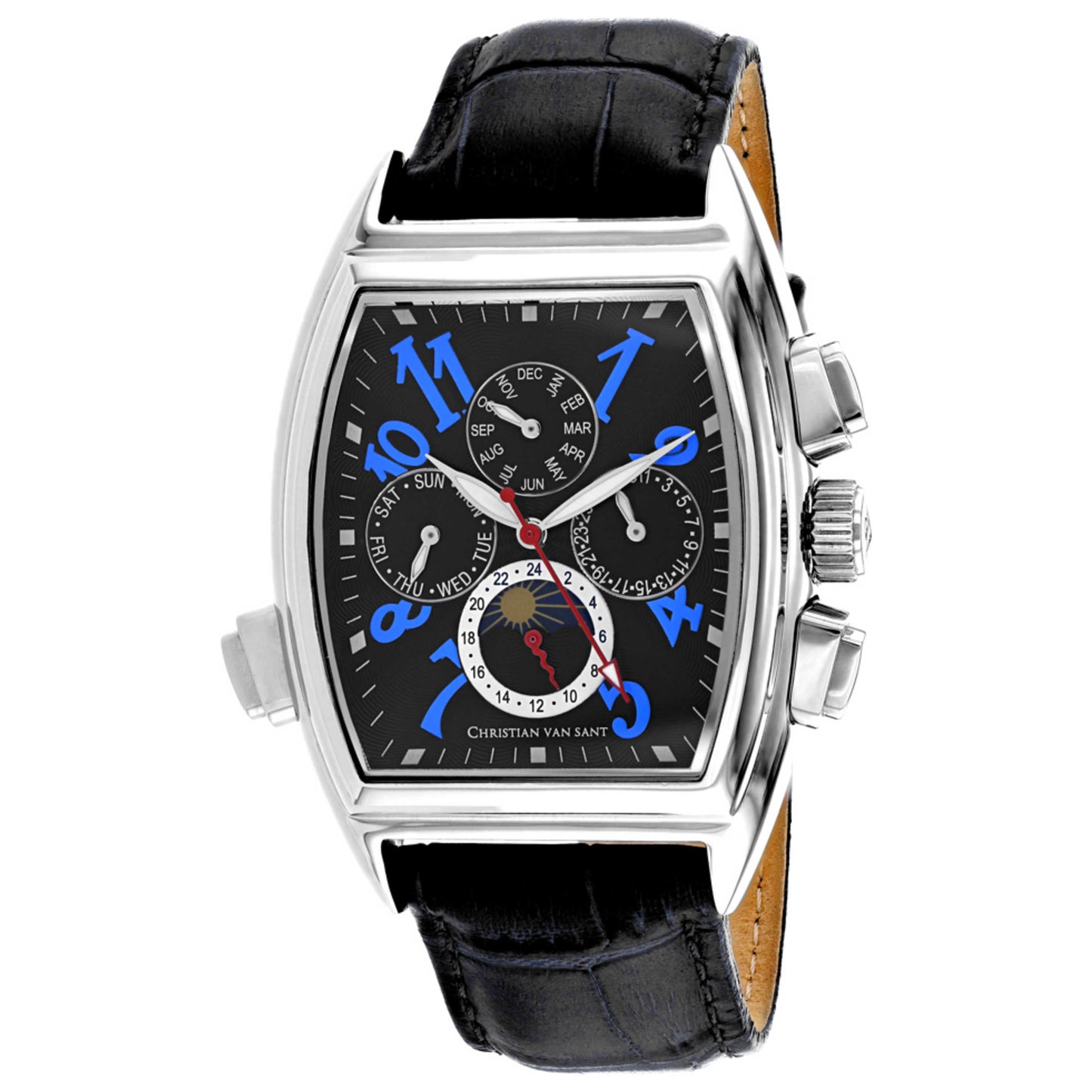 Front view of Christian Van Sant Grandeur Men's Automatic Watch CV2133