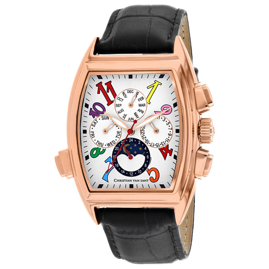 Front view of Christian Van Sant Grandeur Men's Automatic Watch CV2136