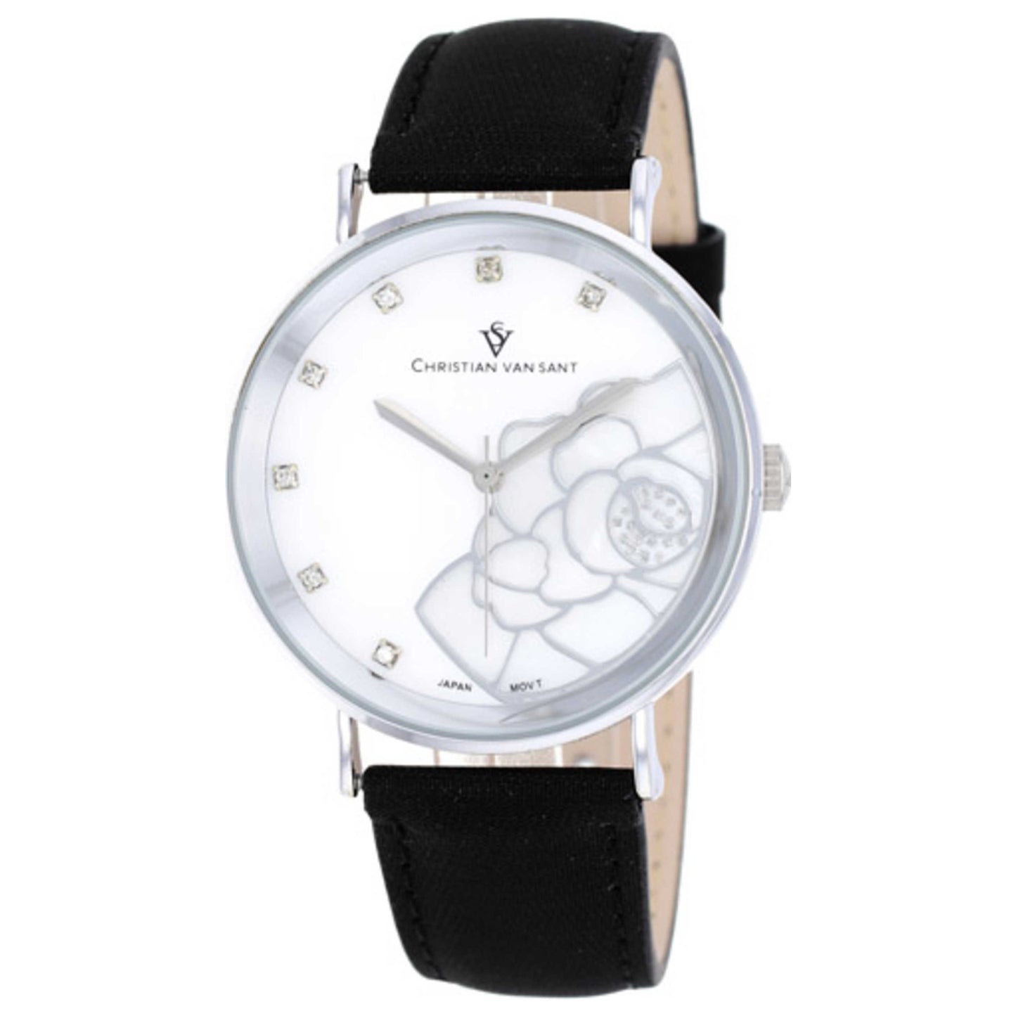 Front view of Christian Van Sant Fleur Women's Quartz Watch CV2210