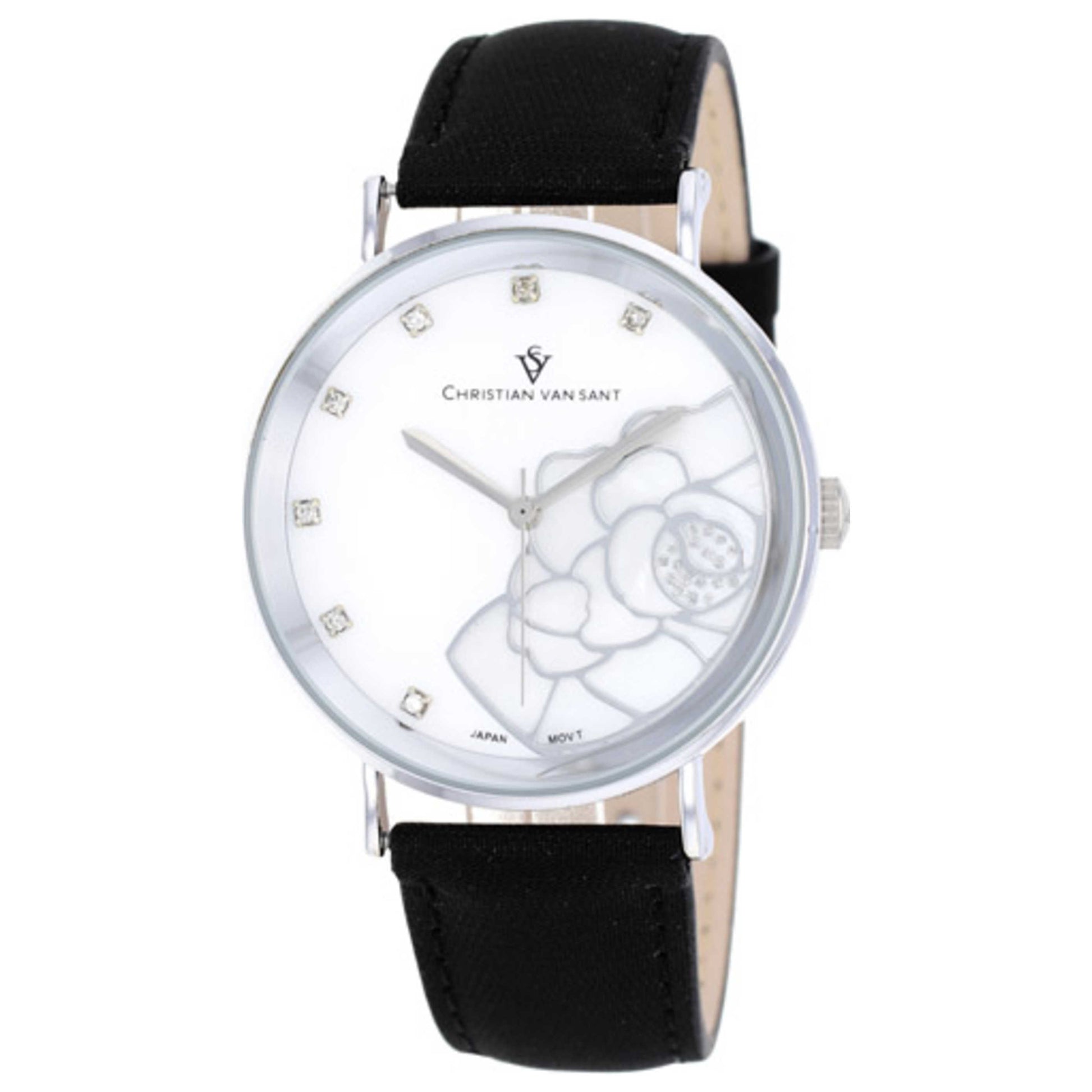 Front view of Christian Van Sant Fleur Women's Quartz Watch CV2210
