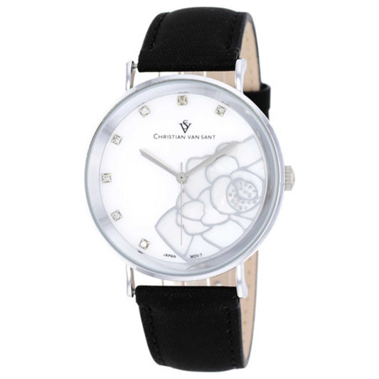 Front view of Christian Van Sant Fleur Women's Quartz Watch CV2210