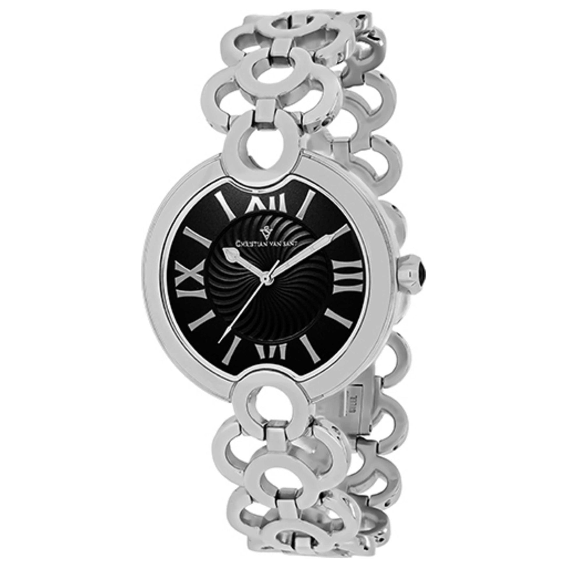 Front view of Christian Van Sant Twirl Women's Swiss Quartz (Battery-Powered) Watch CV2811