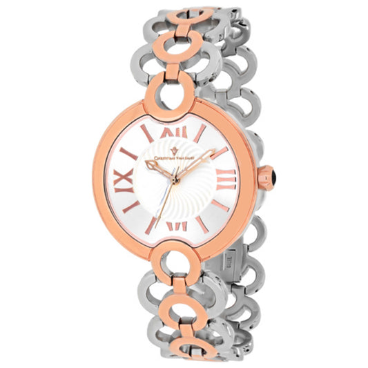Front view of Christian Van Sant Twirl Women's Swiss Quartz (Battery-Powered) Watch CV2814