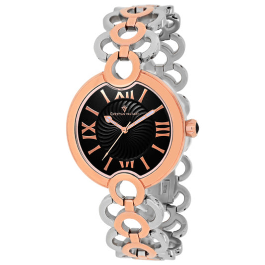 Front view of Christian Van Sant Twirl Women's Swiss Quartz (Battery-Powered) Watch CV2815